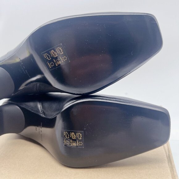 Rag & Bone Ellis Womens Ankle Boots Black Leather Side Zip Heel EU 39.5/ US 9.5 - Picture 11 of 11